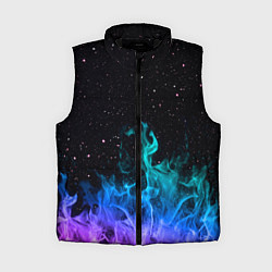 Женский жилет Перламутровый огонь, цвет: 3D-черный