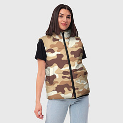 Женский жилет МИЛИТАРИ, цвет: 3D-светло-серый — фото 2