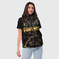 Женский жилет Fortnite Chapter 2, цвет: 3D-светло-серый — фото 2