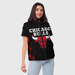 Женский жилет CHICAGO BULLS, цвет: 3D-красный — фото 2