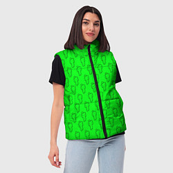 Женский жилет BILLIE EILISH, цвет: 3D-красный — фото 2