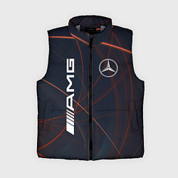 Женский жилет MERCEDES-BENZ AMG, цвет: 3D-светло-серый