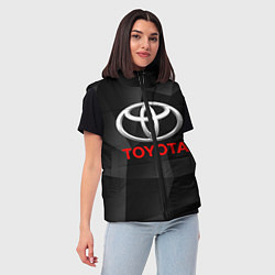 Женский жилет TOYOTA, цвет: 3D-черный — фото 2