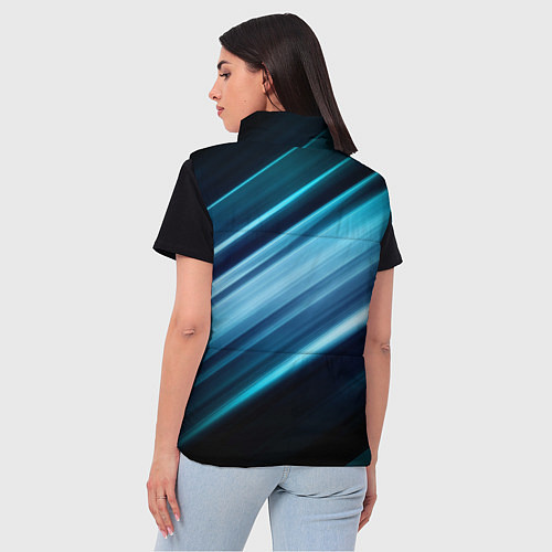 Женский жилет GEOMETRY STRIPES / 3D-Черный – фото 4