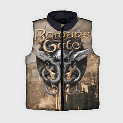 Женский жилет Baldurs gate 3, цвет: 3D-черный