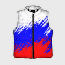 Женский жилет Россия, цвет: 3D-черный