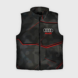 Женский жилет AUDI, цвет: 3D-черный