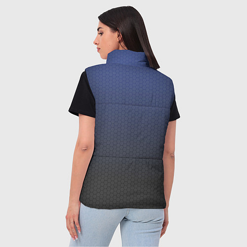Женский жилет Серый октагон / 3D-Черный – фото 4