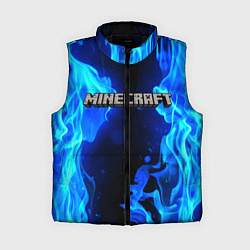 Женский жилет MINECRAFT, цвет: 3D-черный