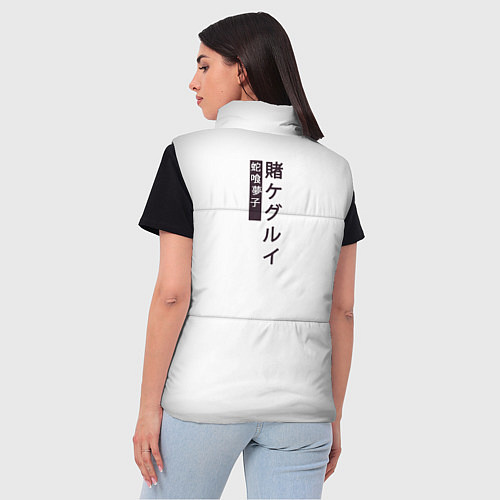 Женский жилет Kakegurui / 3D-Черный – фото 4