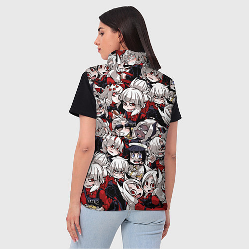 Женский жилет Helltaker / 3D-Черный – фото 4