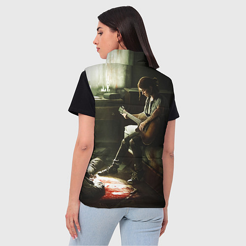 Женский жилет The last of us part 2 tlou2 / 3D-Черный – фото 4