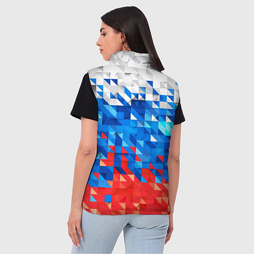 Женский жилет RUSSIA SPORT / 3D-Черный – фото 4