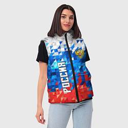 Женский жилет RUSSIA SPORT, цвет: 3D-черный — фото 2