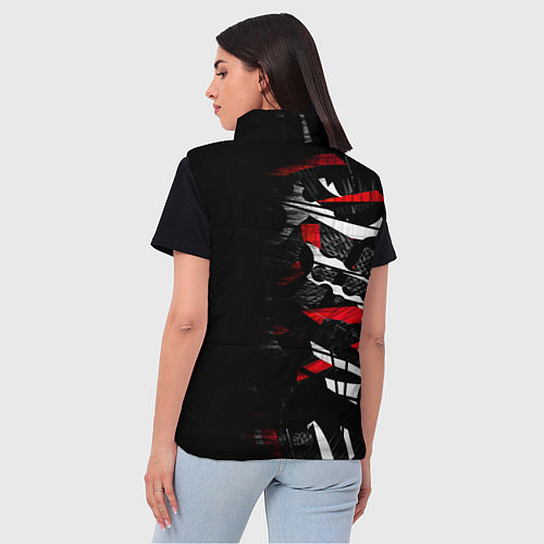 Женский жилет Анархия / 3D-Черный – фото 4