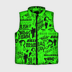 Женский жилет BILLIE EILISH БИЛЛИ АЙЛИШ, цвет: 3D-черный