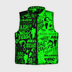 Женский жилет BILLIE EILISH БИЛЛИ АЙЛИШ, цвет: 3D-черный