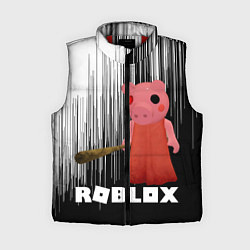 Женский жилет Roblox Piggy, цвет: 3D-красный