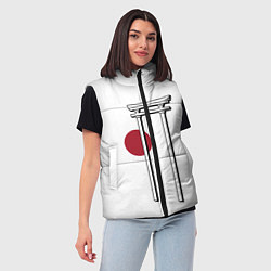 Женский жилет Япония Тории Z, цвет: 3D-черный — фото 2