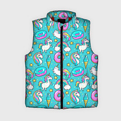 Женский жилет Turquoise unicorn