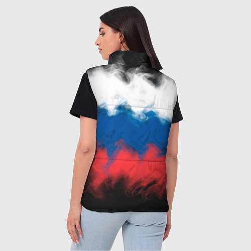 Женский жилет Россия / 3D-Черный – фото 4
