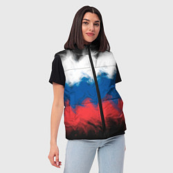 Женский жилет Россия, цвет: 3D-черный — фото 2