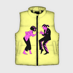 Женский жилет Криминальное чтиво, цвет: 3D-черный