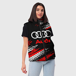 Женский жилет AUDI, цвет: 3D-черный — фото 2