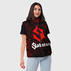 Женский жилет Sabaton, цвет: 3D-красный — фото 2