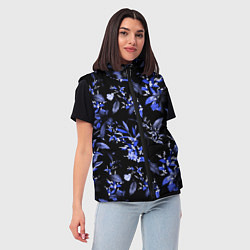 Женский жилет Ночные цветы, цвет: 3D-красный — фото 2