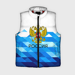 Женский жилет РОССИЯ, цвет: 3D-красный