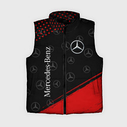 Женский жилет MERCEDES МЕРСЕДЕС, цвет: 3D-черный