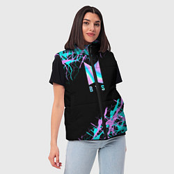 Женский жилет BTS, цвет: 3D-черный — фото 2