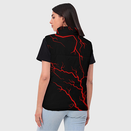 Женский жилет AC DС / 3D-Красный – фото 4