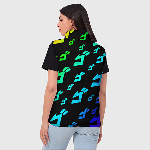 Женский жилет JoJo Bizarre Adventure / 3D-Черный – фото 4