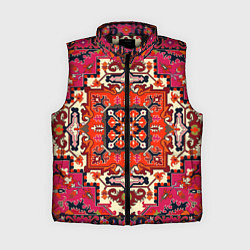 Женский жилет Бордовый ковер