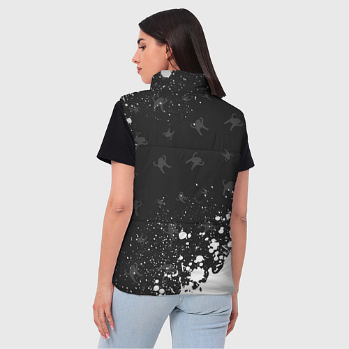 Женский жилет ЪУЪ СЪУКА / 3D-Черный – фото 4