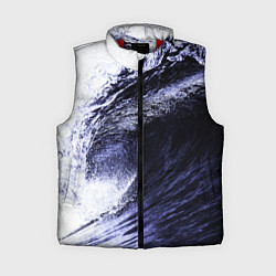 Женский жилет Волна, цвет: 3D-красный