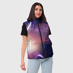 Женский жилет Абстракция, цвет: 3D-черный — фото 2