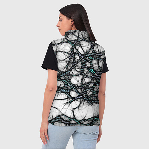 Женский жилет NEIROLINK / 3D-Красный – фото 4