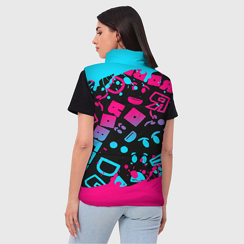 Женский жилет Roblox / 3D-Черный – фото 4