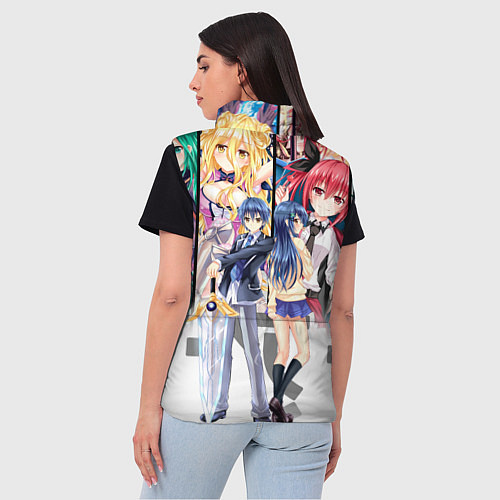 Женский жилет Date A Live / 3D-Светло-серый – фото 4