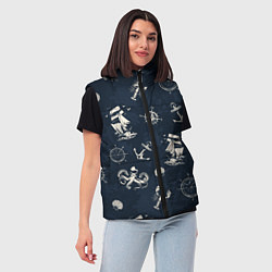 Женский жилет Nautical art, цвет: 3D-черный — фото 2