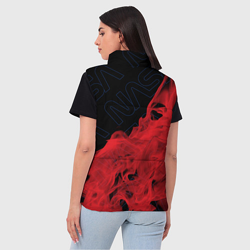 Женский жилет NASA НАСА / 3D-Красный – фото 4