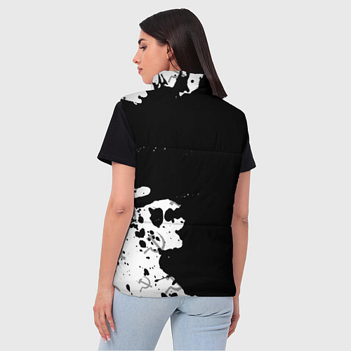 Женский жилет СССР USSR / 3D-Светло-серый – фото 4