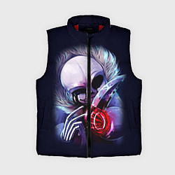 Женский жилет UNDERTALE SANS, цвет: 3D-красный