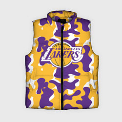 Женский жилет LA LAKERS ЛЕЙКЕРС, цвет: 3D-светло-серый