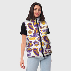 Женский жилет LAKERS LOGO, цвет: 3D-черный — фото 2