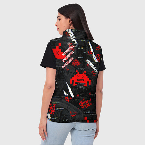 Женский жилет Watch Dogs: Legion / 3D-Красный – фото 4