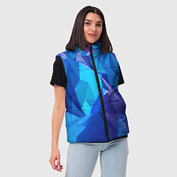 Женский жилет NEON CRYSTALLS, цвет: 3D-черный — фото 2